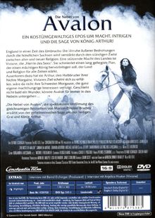 Die Nebel von Avalon, DVD