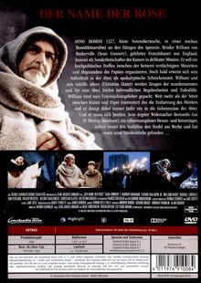 Der Name der Rose, DVD