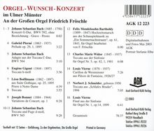 Orgel-Wunsch-Konzert im Ulmer Münster, CD