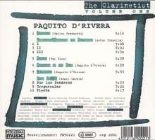 Paquito D'Rivera (geb. 1948): The Clarinetist Vol.1, CD