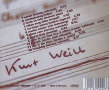 Filmmusik: Kurt Weill - Die Musik zum Film, CD