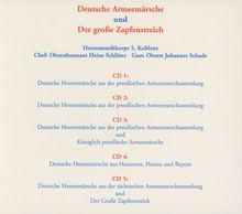Heeresmusikkorps 5 Koblenz: Deutsche Armeemärsche &amp; Großer Zapfenstreich, 5 CDs