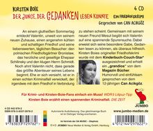 Kirsten Boie: Der Junge, der Gedanken lesen konnte, 4 CDs