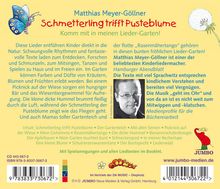 Matthias Meyer-Göllner: Schmetterling trifft Pusteblume, Audio-CD, CD