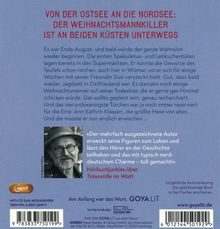 Von der Ostsee an die Nordsee: Der Weihnachtsmannkiller ist an beiden Küsten unterwegs. Text über Krimi in Ostfriesland.