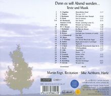 Silke Aichhorn - Denn es will Abend werden, CD