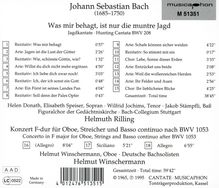 Johann Sebastian Bach (1685-1750): Kantate BWV 208 "Jagdkantate", CD