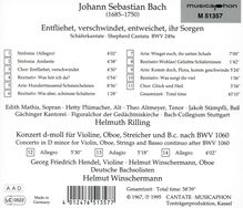 Johann Sebastian Bach (1685-1750): Kantate BWV 249a "Schäferkantate", CD