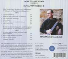 Hans Werner Henze (1926-2012): Royal Winter Music für Gitarre, CD