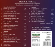 Instrumentalmusik des italienischen Frühbarock, CD