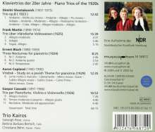 Trio Kairos - Klaviertrios der 20er Jahre, CD