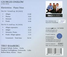 Georges Onslow (1784-1852): Klaviertrios Nr.7 &amp; 8, CD