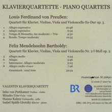 Louis Ferdinand Prinz von Preussen (1772-1806): Klavierquartett op.5, Super Audio CD