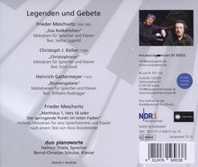 Duo PianoWorte - Legenden und Gebete, CD