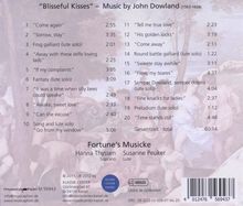 John Dowland (1562-1626): Lauten-Soli &amp; Lautenlieder "Blissful Kisses", CD