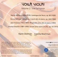 Karin Dolman &amp; Caecilia Boschman - Voila Viola! Vol.2 "Vive la France", Super Audio CD
