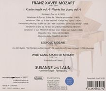 Franz Xaver Mozart (1791-1844): Klavierwerke Vol.4, CD