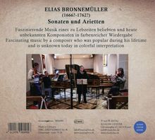 Elias Bronnemüller (1666-1762): Sonaten &amp; Arietten, CD