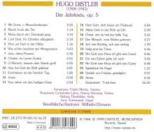Hugo Distler (1908-1942): Der Jahreskreis op.5 (Ausz.), CD
