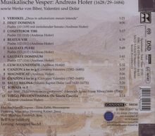 Andreas Hofer (1629-1684): Musikalische Vesper, Super Audio CD