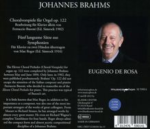 Johannes Brahms (1833-1897): Transkriptionen für Klavier, CD