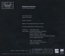 Loris Tjeknavorian (geb. 1937): Rostam &amp; Schrab, 2 CDs