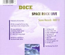 Dice: Spacerock Live, CD