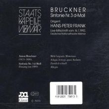 Anton Bruckner (1824-1896): Symphonie Nr.3, CD