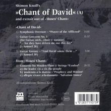 Shimon Knoll Neue Camer: Chant Of David (A), CD