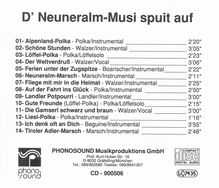 D'Neuneralm Musi: Spuit auf Nr. 3, CD