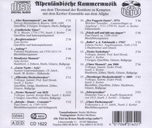 Kerber Ensemble: Alpenländische Kammermusik, CD