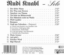 Rudi Knabl (1912-2001): Solo-Zither, CD