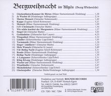Bergweihnacht im Allgäu, CD