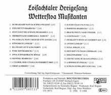 Loisachtaler Dreigesang: Wetterstoa Musikanten, CD