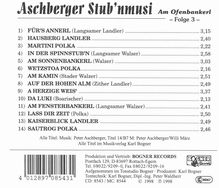 Aschberger Stub'nmusi: Am Ofenbankerl-Folge 3, CD