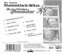 Die 3 lustigen Moosacher: Die besten Stammtisch-Witze Folge 6, CD