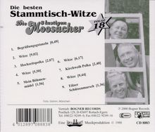 Die 3 lustigen Moosacher: Stammtisch-Witze Folge 18, CD