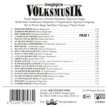 Unvergängliche Volksmusik - Folge 1, CD