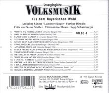 Unvergängliche Volksmusik Folge 4, CD