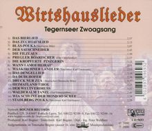 Tegernseer Zwoagsang: Wirtshauslieder, CD