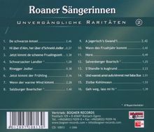 Roaner Sängerinnen: Unvergängliche Raritäten, CD