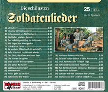 Die schönsten Soldatenlieder, CD