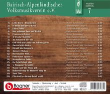 Bairisch-Alpenländischer Volksmusikverein e.V: Musterkofferl 7 - Lebe hoch!, CD