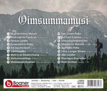 Oimsummamusi: Oimsummaklänge, CD