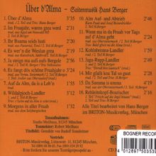 Hans Berger: Über D'alma, CD