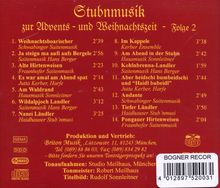 Stubnmusik zur Advents- und Weihnachtszeit Folge 2, CD