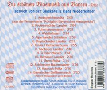 Hans Niederleitner: Die schönste Blasmusik aus Bayern, CD