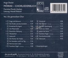 Hugo Distler (1908-1942): Mörike-Chorliederbuch op.19 Vol.1, CD