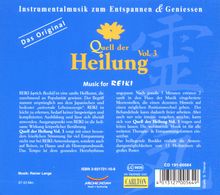 Rainer Lange: Quell der Heilung Vol. 3, CD