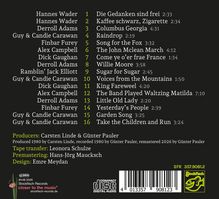 Ein Tracklist-Design mit 16 Titeln und Künstlernamen, Produzent: Carsten Linde & Günter Pauler. Compact Disc und Stockfisch Logo vorhanden.